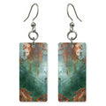 Oxidized Green Patience Earrings | FWX982