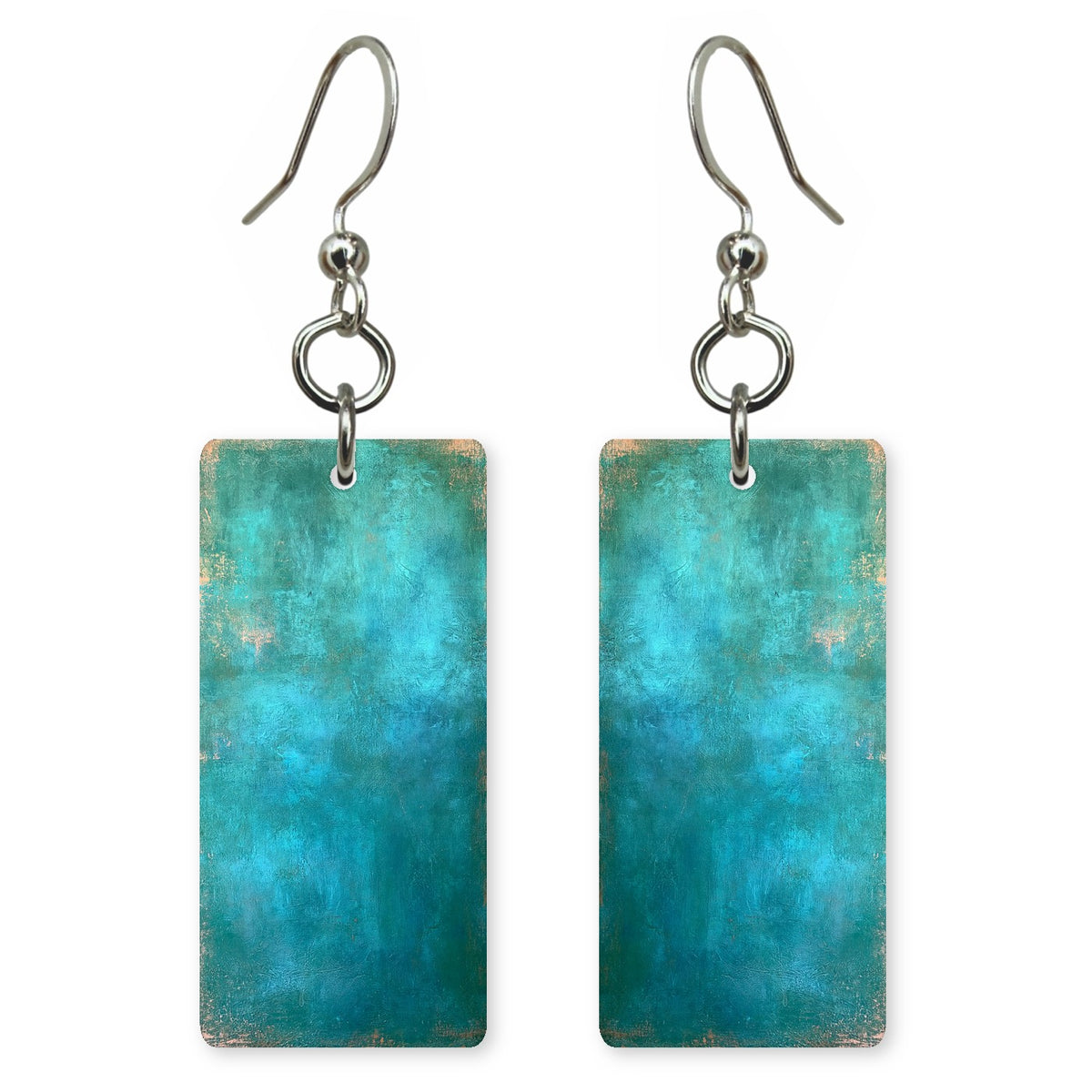 Turquoise Open Sky Relief Earrings | FWX983