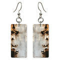 Burned Ivory Letting Go Earrings | FWX989