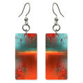 Aqua Dawn Upheaval Earrings | FWX994