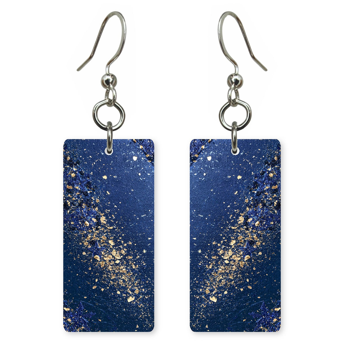 Midnight Hope Gold-Dusted Earrings | FWX997