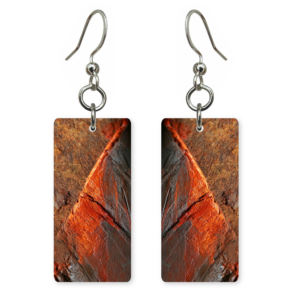 Burnt Orange Fortitude Earrings | FWX999