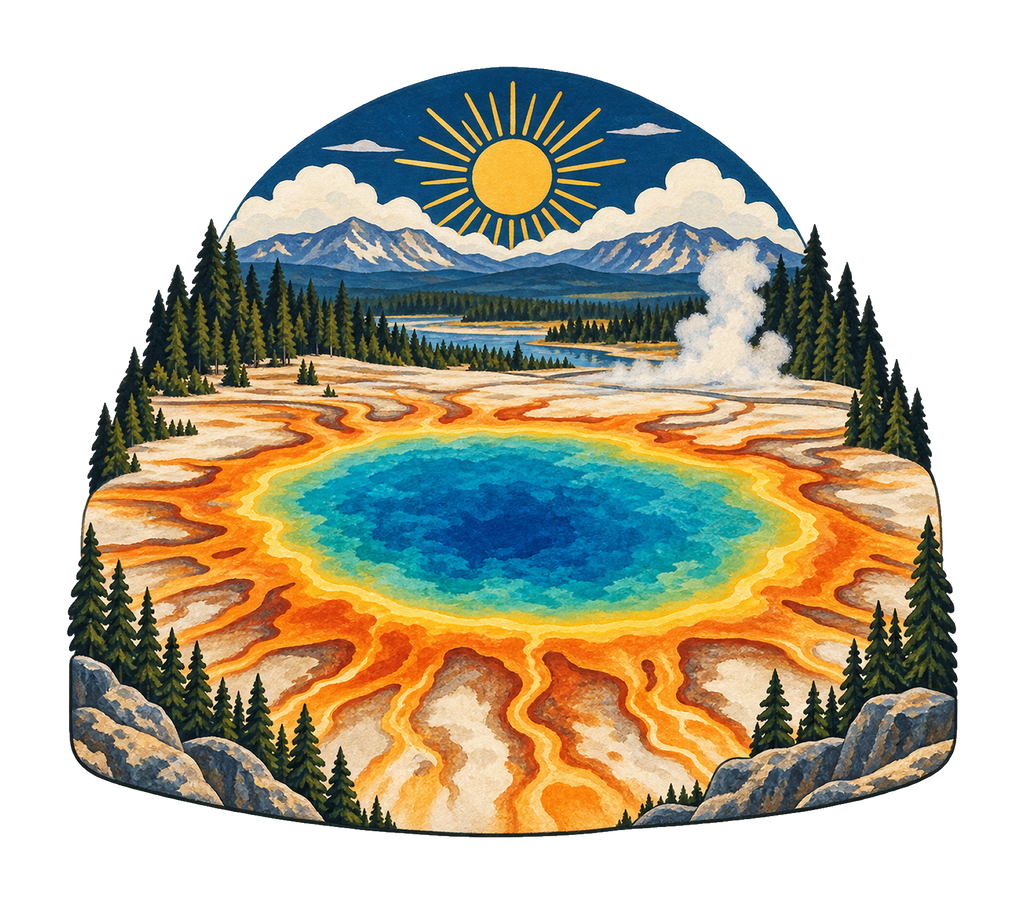 Prismatic Sunburst M113 original magnet artwork