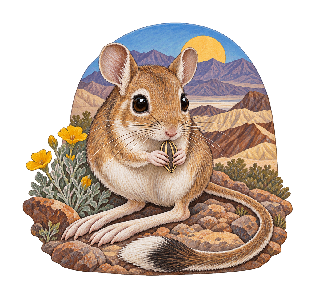 Kangaroo Rat M130 original magnet artwork