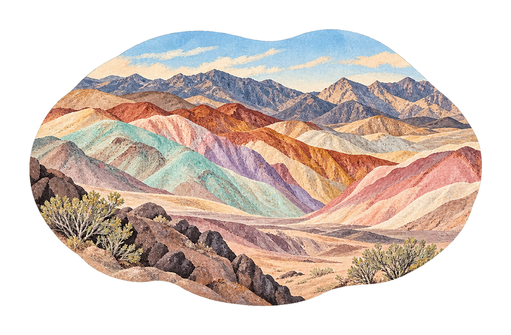 Artists Palette M134 original magnet artwork