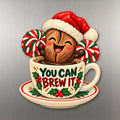 Emergency Pep Talk Magnet #M418 — full-color wooden magnet