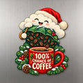 Caffeine Forecast Magnet #M420 — full-color wooden magnet