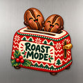 Roast Mode Activated Magnet #M426 — full-color wooden magnet
