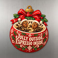 Jolly on the Outside Magnet #M440 — full-color wooden magnet