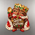 The Bean Queen of Christmas Magnet #M450 — full-color wooden magnet