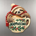 Coffee Nap Champion Magnet #M451 — full-color wooden magnet