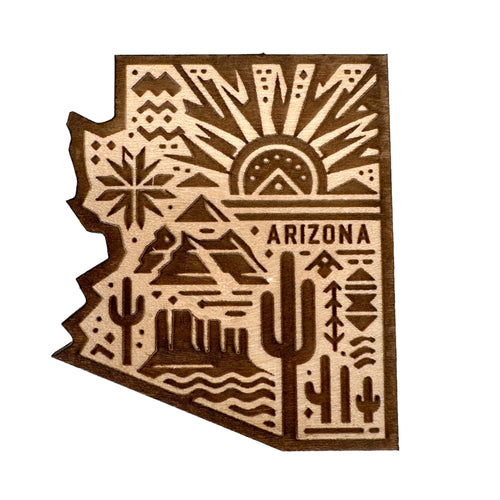 Arizona Rising American Maple Magnet #MM504