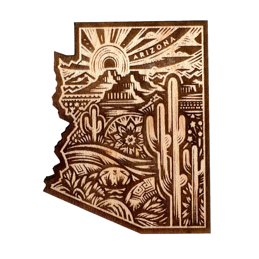 Saguaro Arizona American Maple Magnet #MM505