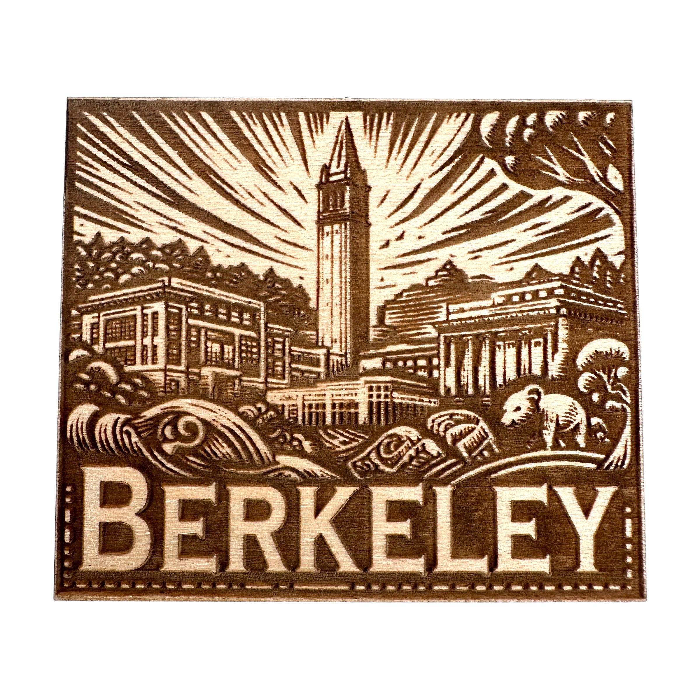 Berkeley California American Maple Magnet #MM506