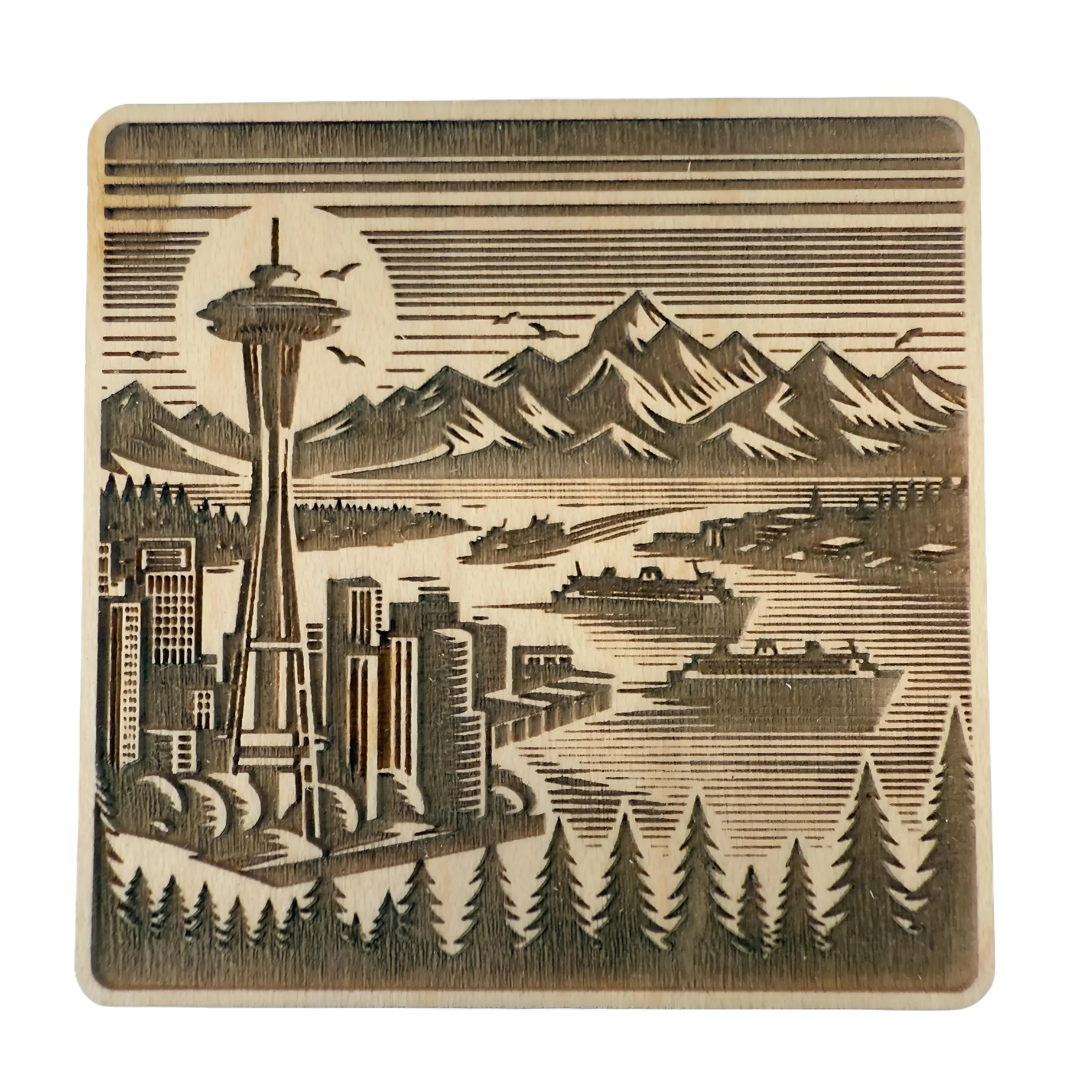 Seattle Sound Magnet​ Maple Magnet  #MM511