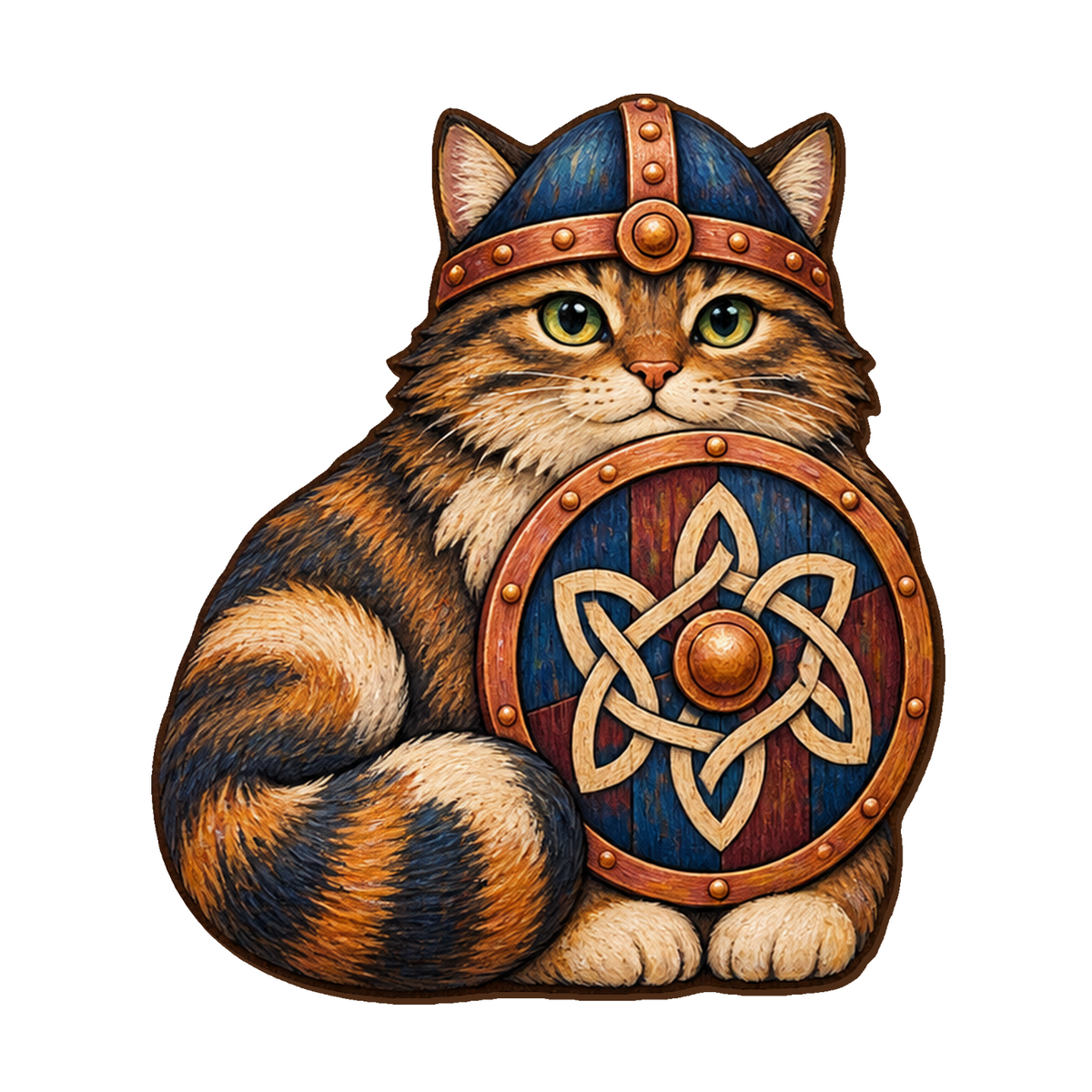Viking cat Magnet #M551