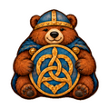 Viking bear Magnet #M554
