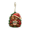 Decaf? Bah Humbug. Ornament #O905 — full-color wooden ornament