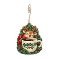 Brewdolph Ornament #O906 — full-color wooden ornament