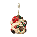 Brewberry Christmas Gnome Ornament #O919 — full-color wooden ornament