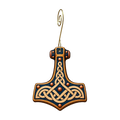 Viking Hammer Crest Ornament #O944