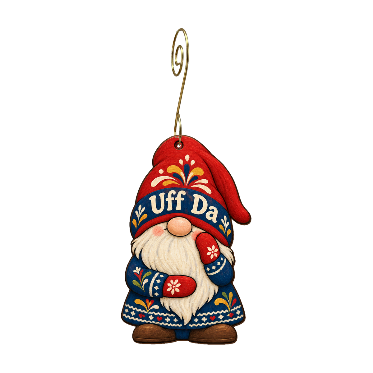 Uff Da gnome Ornament #O947
