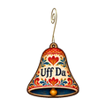 Uff Da bell Ornament #O950
