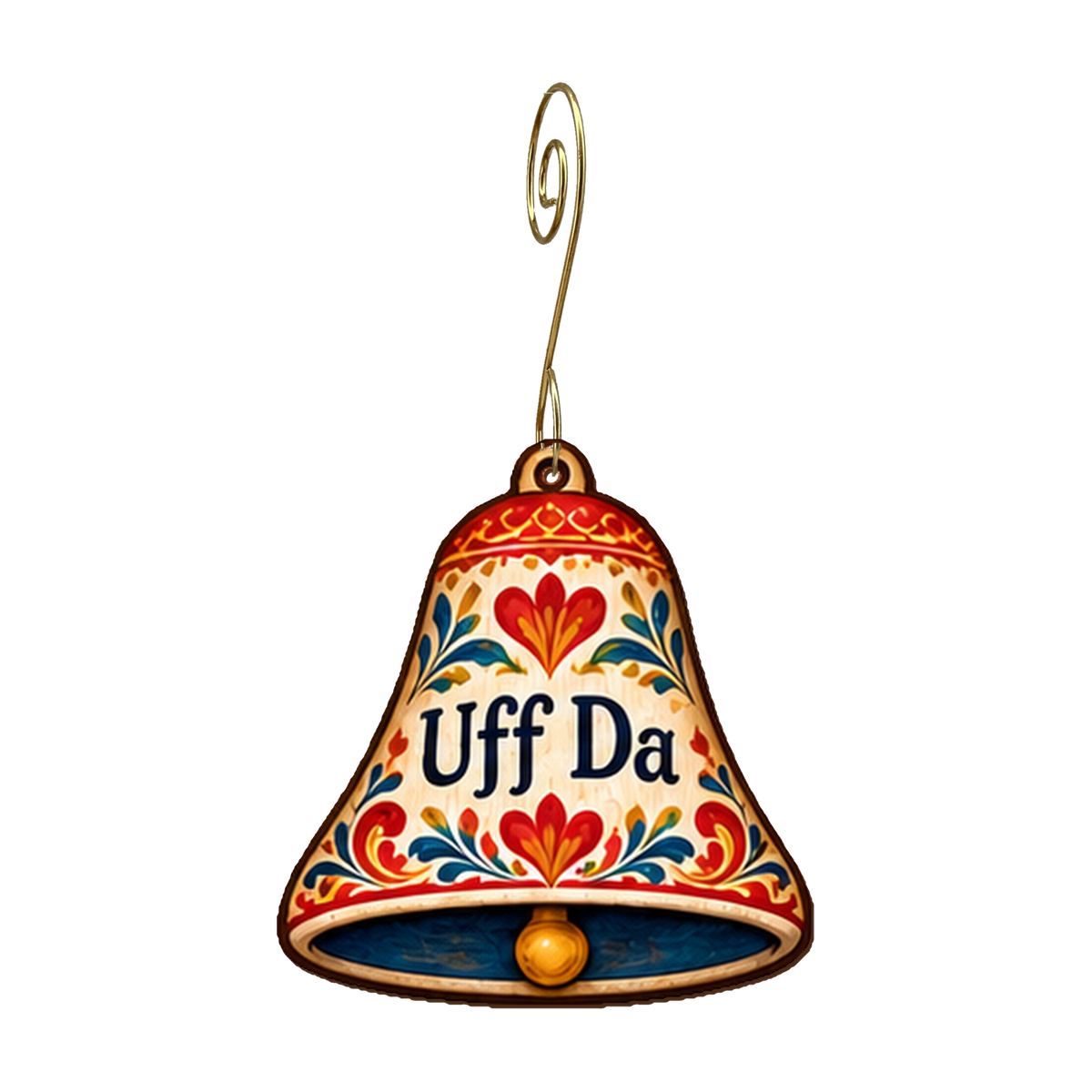 Uff Da bell Ornament #O950
