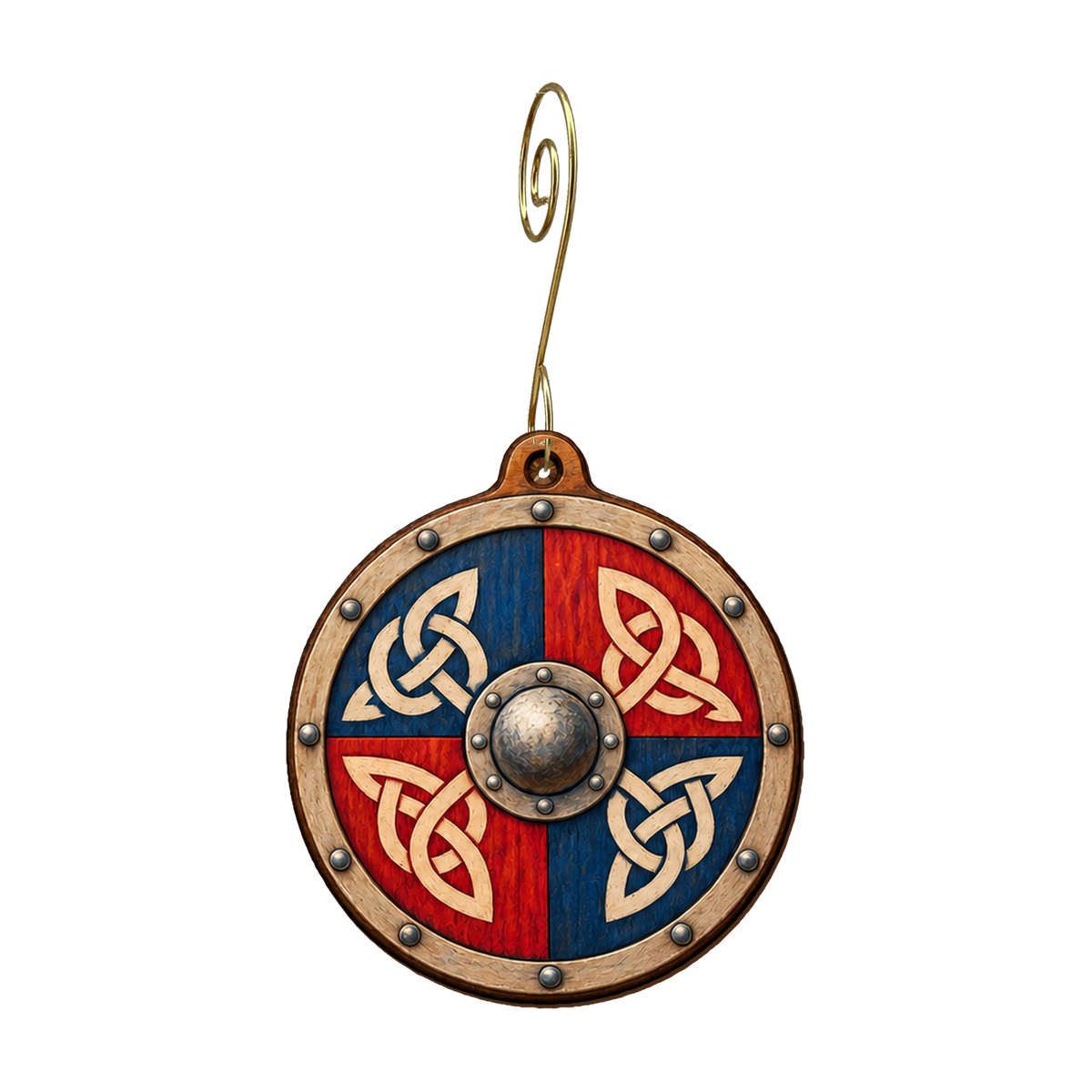 Viking shield crest Ornament #O951