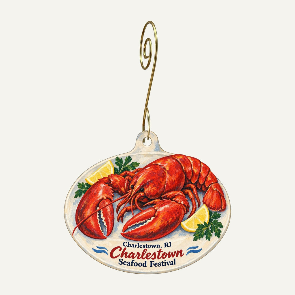 Small Axe Productions Town Icon custom wood ornament OC1042 hanging on hook