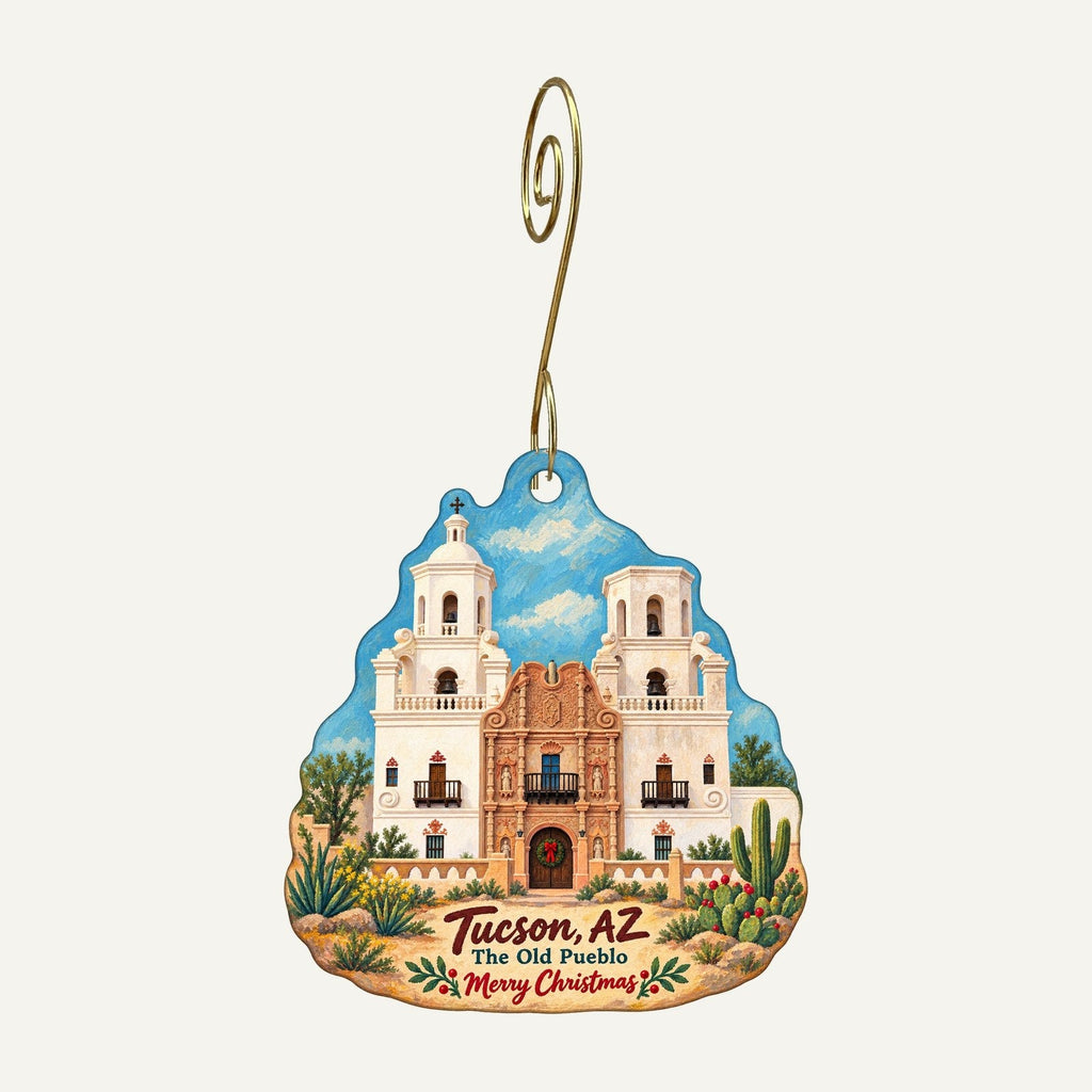 Instrumental Music Center Christmas custom wood ornament OC1056 hanging on hook