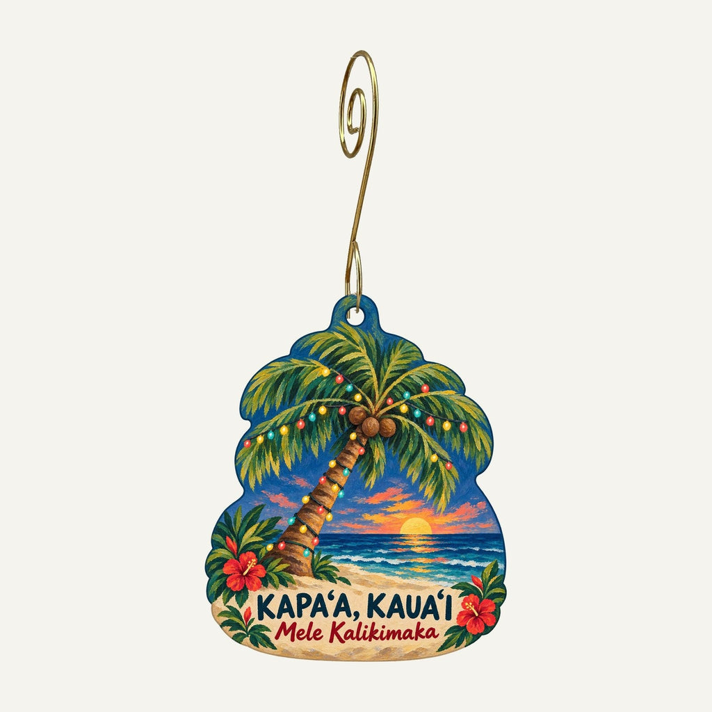 IEELEPHANT23 Christmas custom wood ornament OC1065 hanging on hook