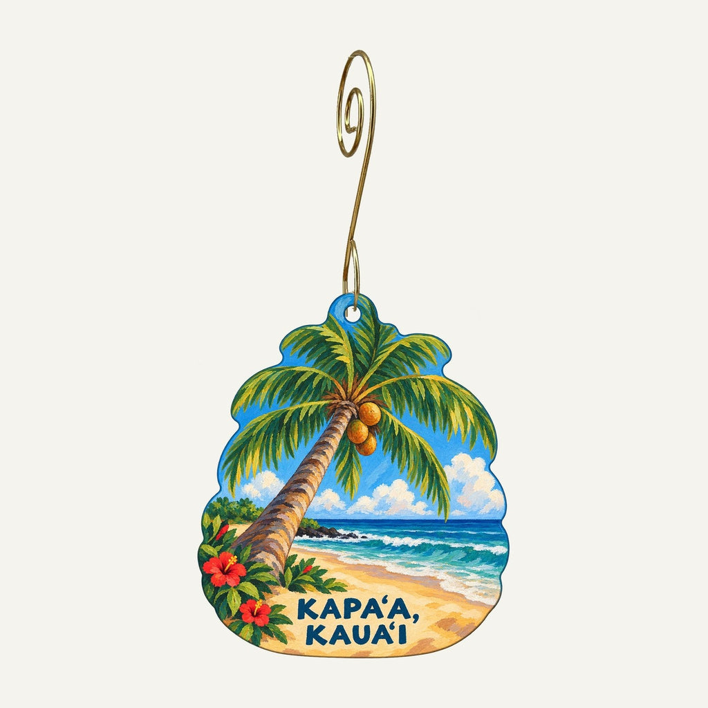 IEELEPHANT23 Town Icon custom wood ornament OC1066 hanging on hook