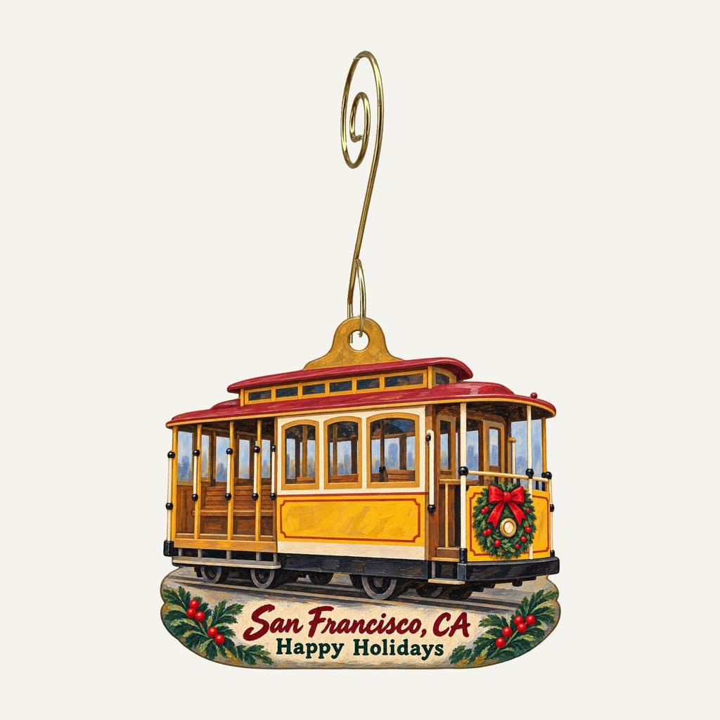 Local Take Christmas custom wood ornament OC1071 hanging on hook