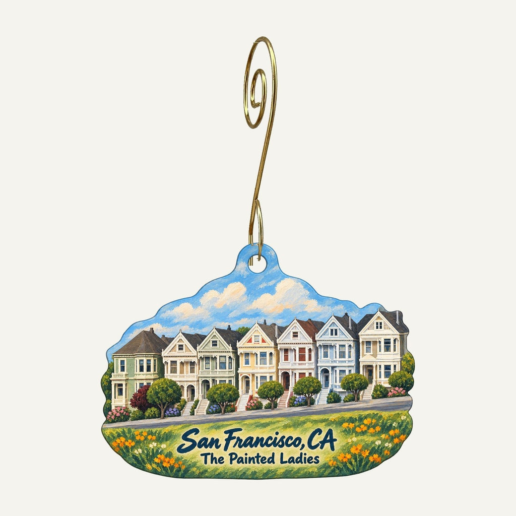 Local Take Town Icon custom wood ornament OC1072 hanging on hook