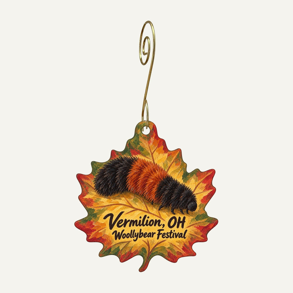 Paper Moon Vineyards Town Icon custom wood ornament OC1099 hanging on hook