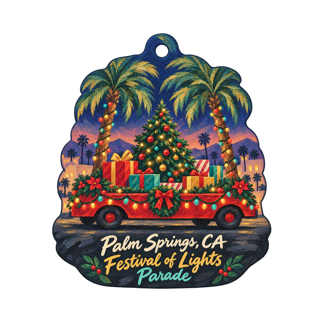Sazzy's Galleria, Inc. Christmas custom wood ornament OC1107 on white