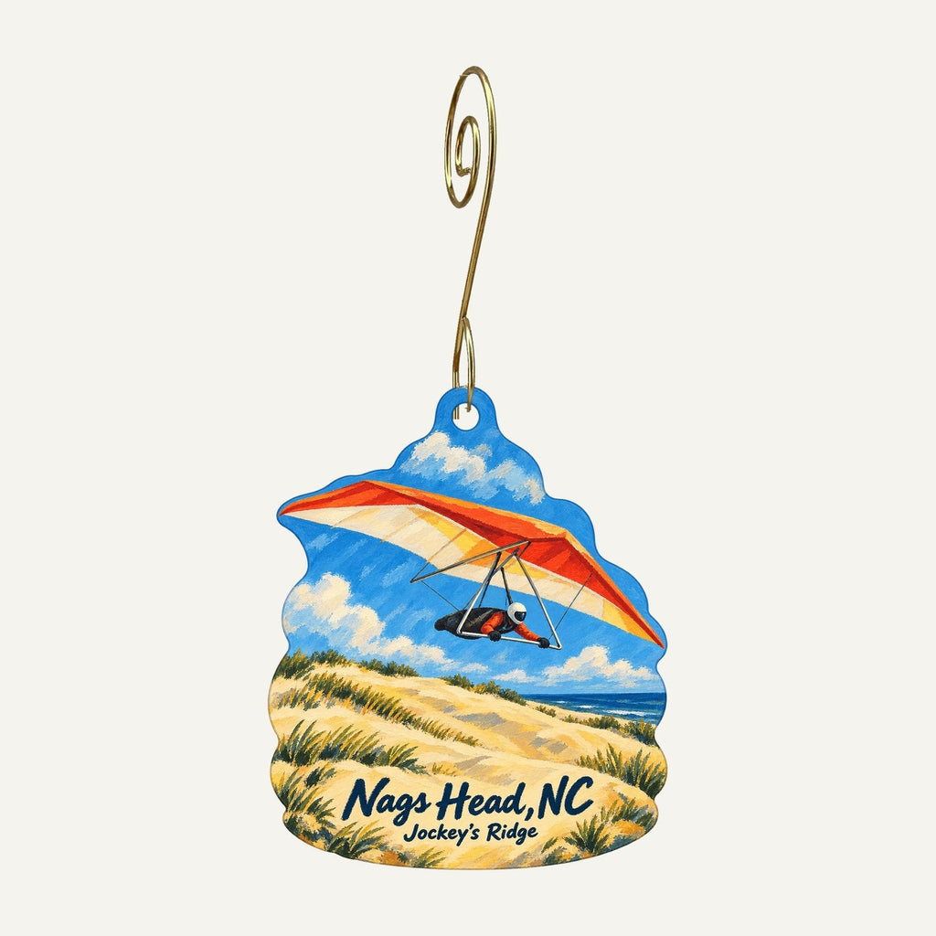 That Art Place Town Icon custom wood ornament OC1114 hanging on hook