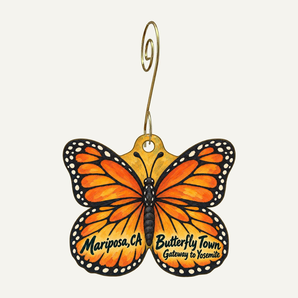 Anahata Town Icon custom wood ornament OC1156 hanging on hook