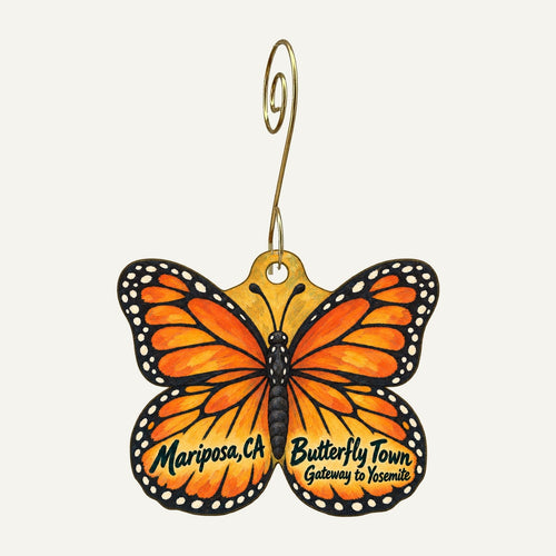 Anahata Town Icon custom wood ornament OC1156 hanging on hook