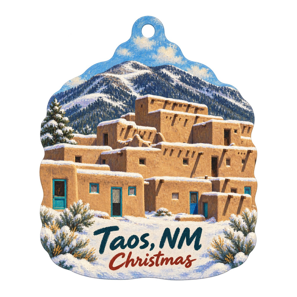 Seconds Eco Store Christmas custom wood ornament OC117 on white