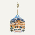 Seconds Eco Store Christmas custom wood ornament OC117 hanging on hook