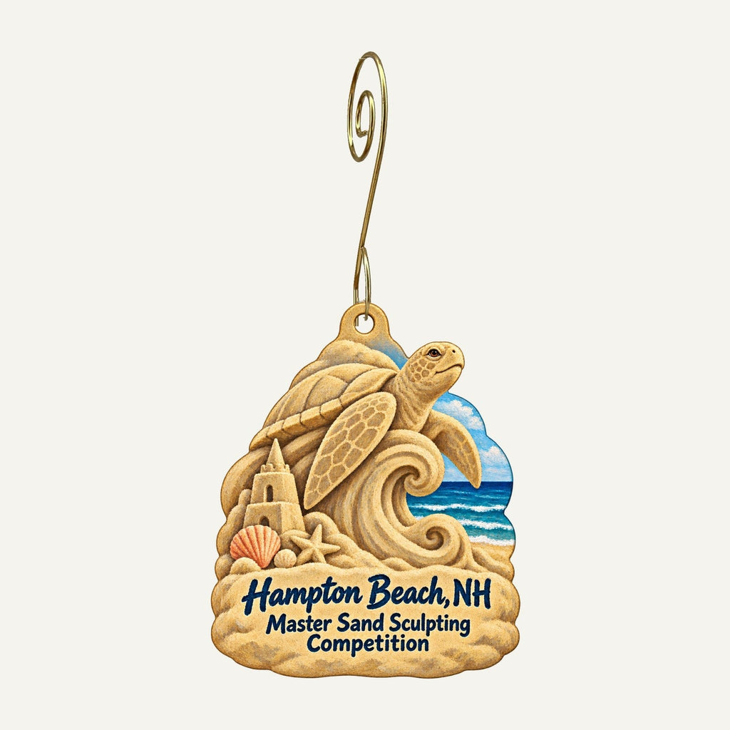 Zinnia Jewelry Town Icon custom wood ornament OC1198 hanging on hook