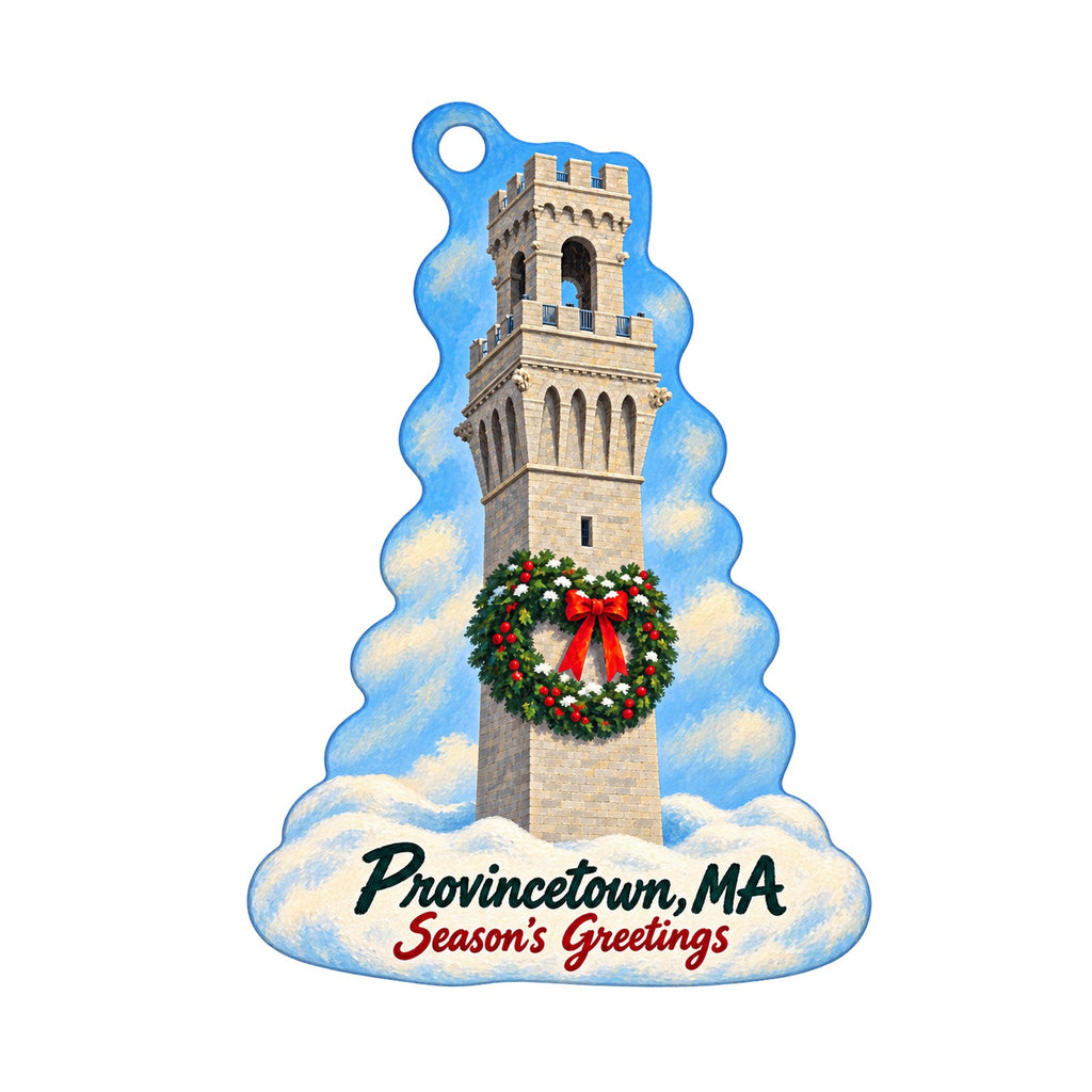 Zinnia Jewelry Christmas custom wood ornament OC1200 on white