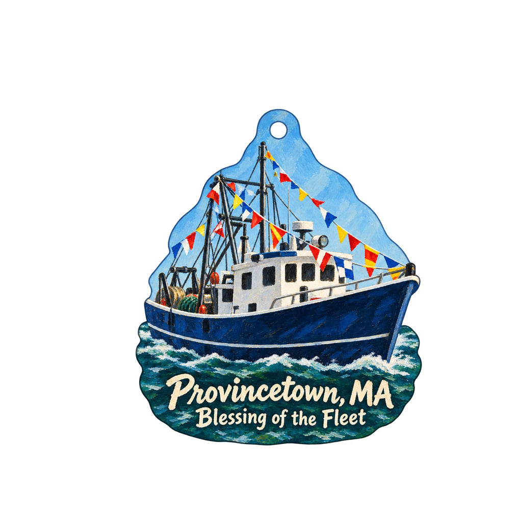 Zinnia Jewelry Town Icon custom wood ornament OC1201 on white