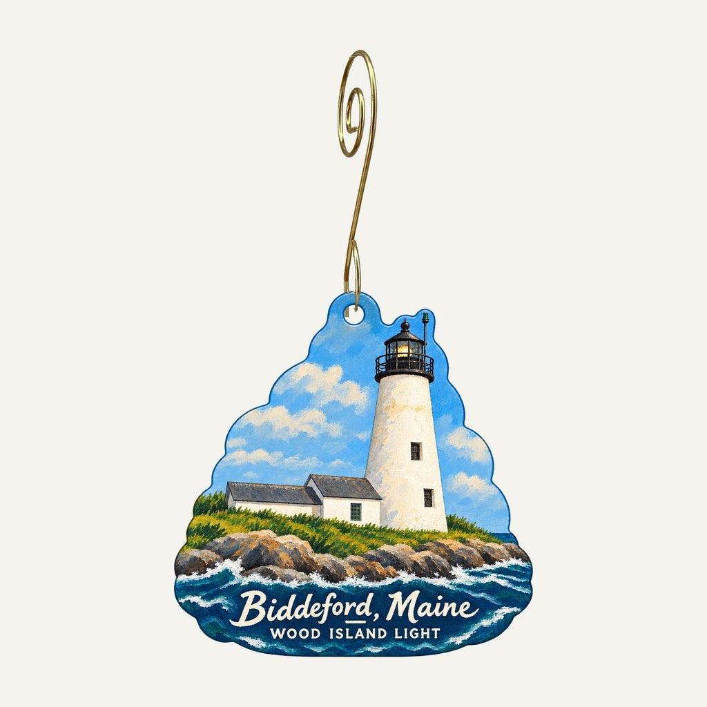 SUGER Town Icon custom wood ornament OC1228 hanging on hook