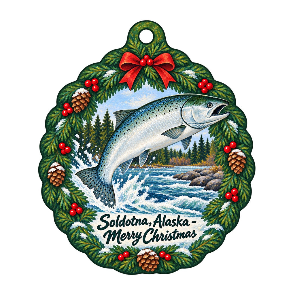 Beemuns Variety Christmas custom wood ornament OC1233 on white