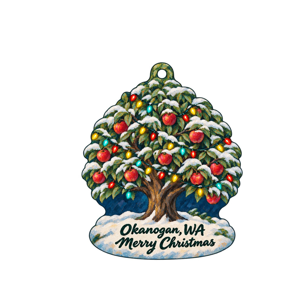Smallwood Farms Christmas custom wood ornament OC1236 on white