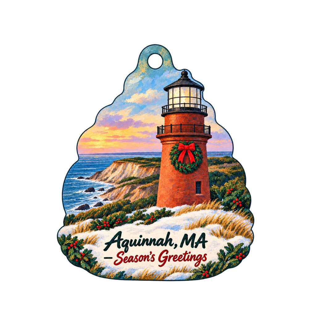 Hatmarcha Gifts Christmas custom wood ornament OC1257 on white