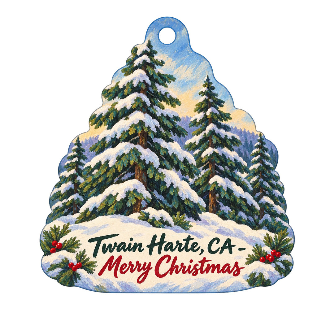 The Walk-in Closet Christmas custom wood ornament OC1311 on white